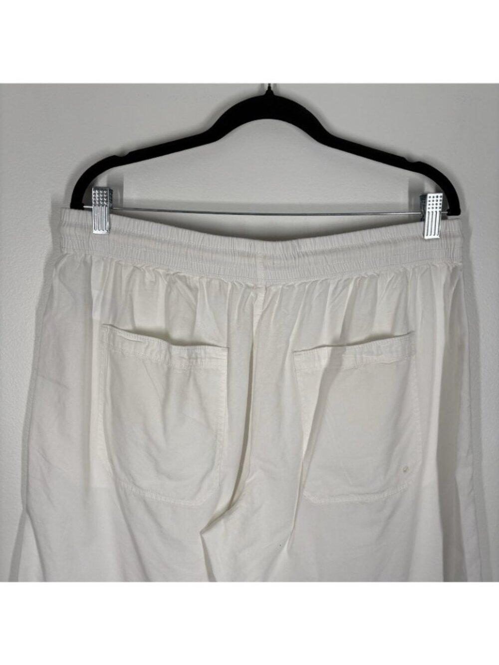 Free People Women M White Beach Casual Saylor Poplin Pull-On Bermuda Shorts NWOT - Picture 9 of 12